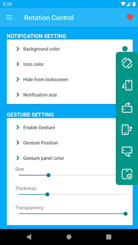Rotation Control screenshot