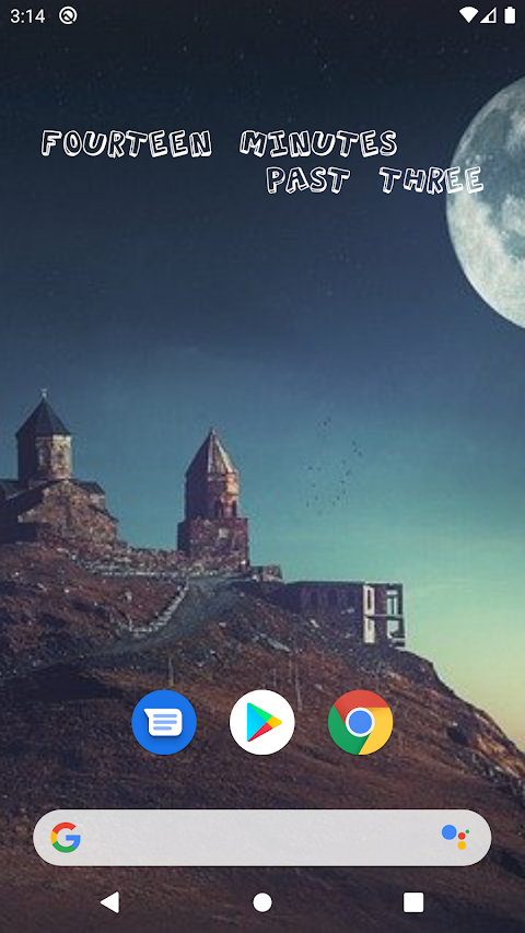 Clock Widget  – Word Clock screenshot