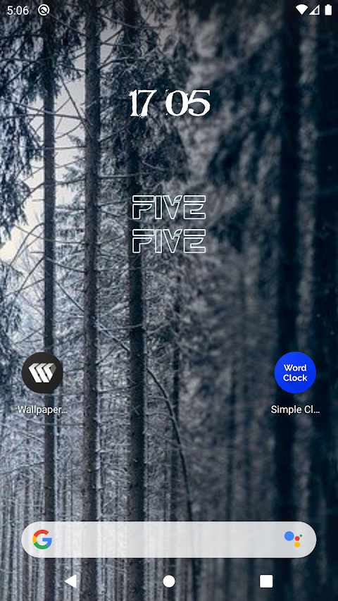 Clock Widget  – Word Clock screenshot