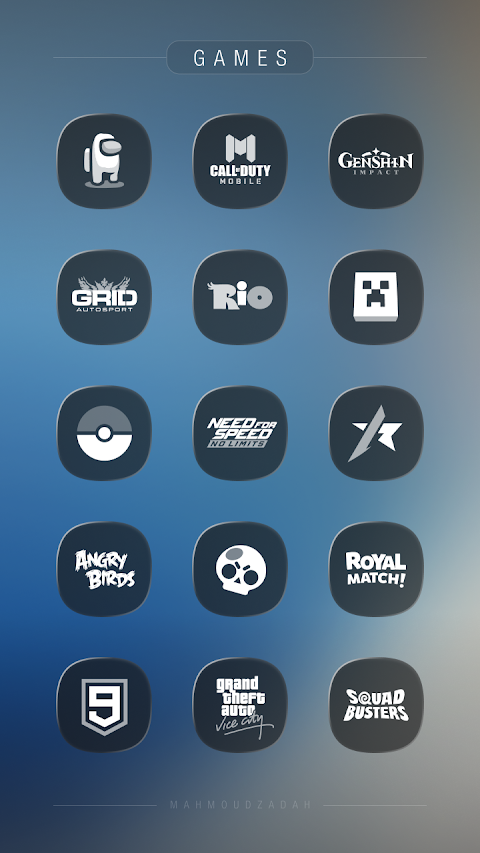 Glassify Dark Icons screenshot