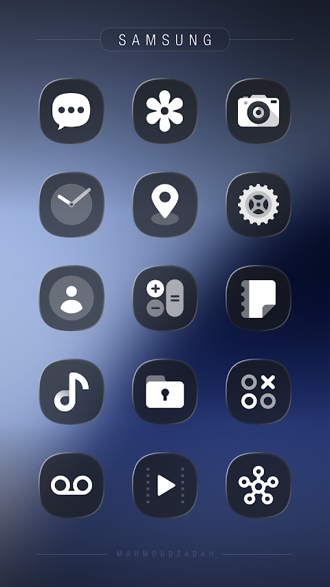 Glassify Dark Icons screenshot