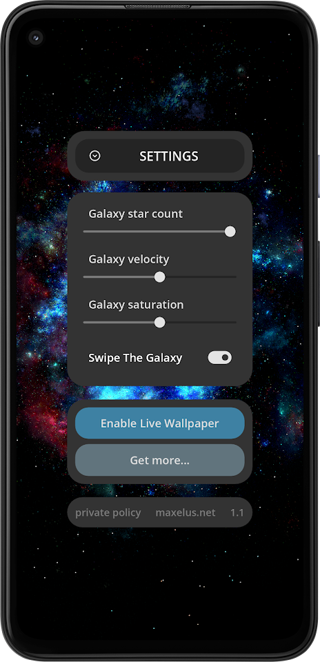 Daxar Xd Galaxy screenshot