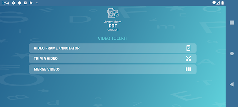 Accumulator PDF creator screenshot