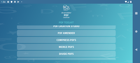 Accumulator PDF creator screenshot