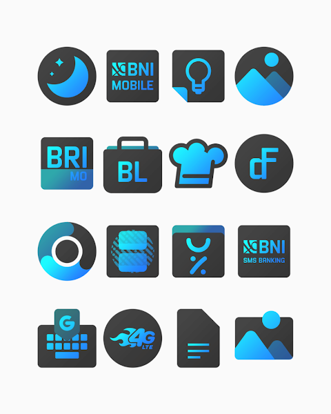 Bluediant – Icon Pack screenshot