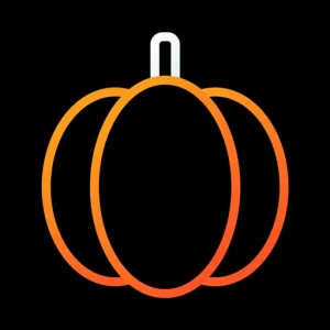 PumpkinLine Orange – Icon Pack