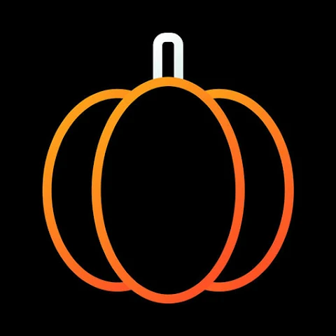 PumpkinLine Orange – Icon Pack screenshot