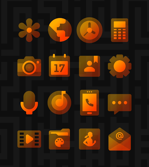Mikan Orange – Icon Pack screenshot