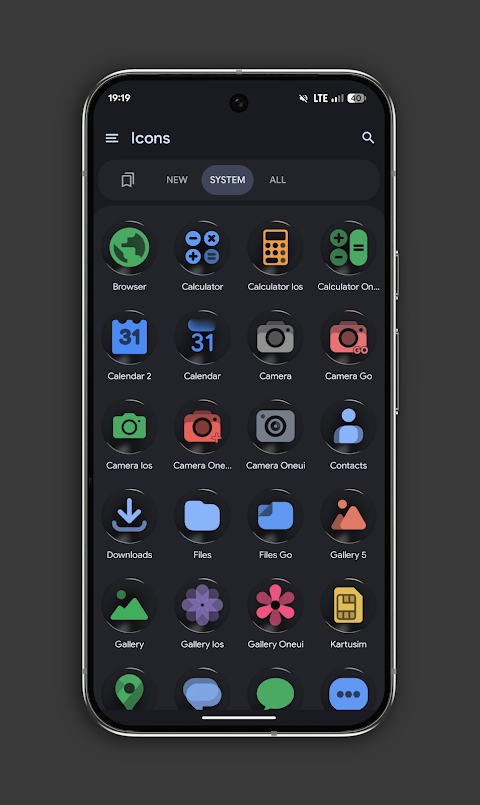 Glassy Colors Icons screenshot