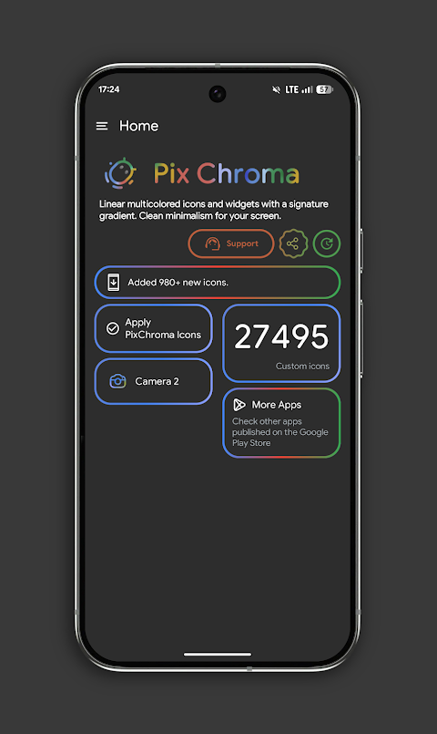 PixChroma Icons and Widgets screenshot