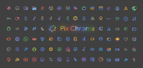 PixChroma Icons and Widgets screenshot