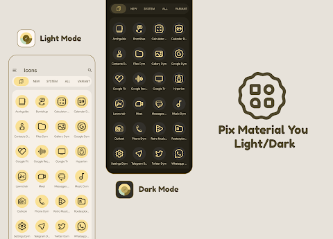 Pix Material You Light/Dark screenshot