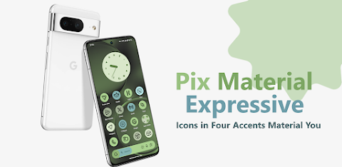 Pix Material Expressive Icons screenshot
