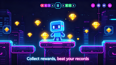 Neon Leaper: Retro Premium screenshot