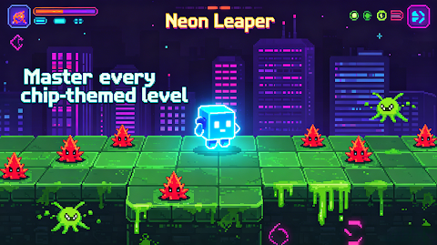 Neon Leaper: Retro Premium screenshot
