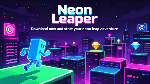 Neon Leaper: Retro Premium screenshot