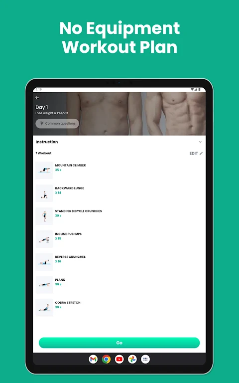 Home Workout – No Equipment screenshot