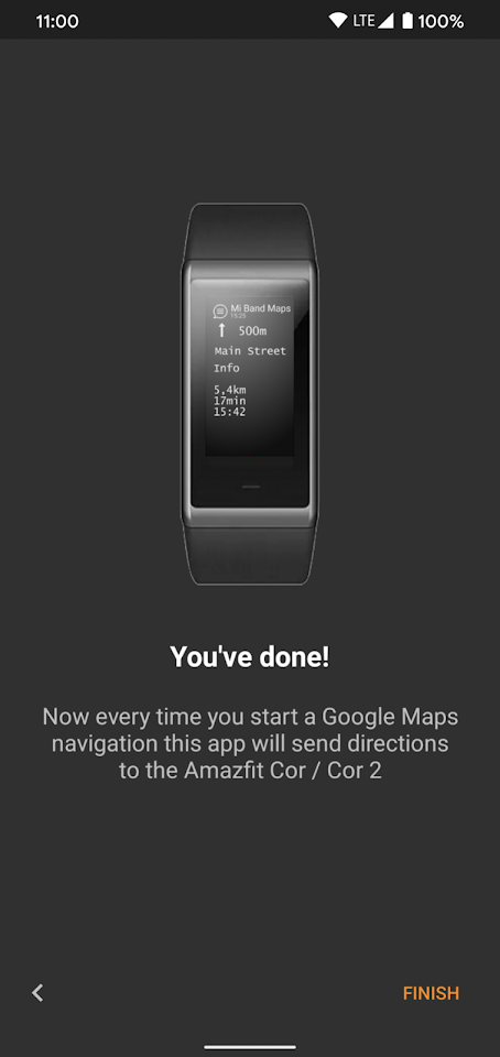 Navigator for Mi Band screenshot