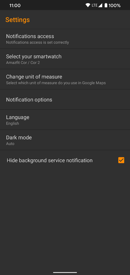 Navigator for Mi Band screenshot