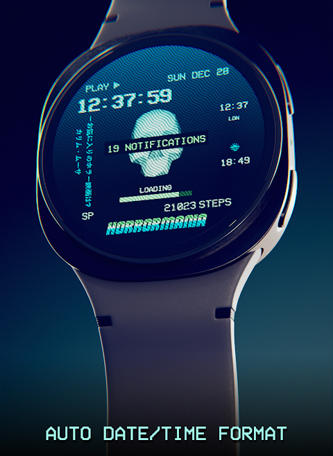 Rotating Skull Watch Face screenshot