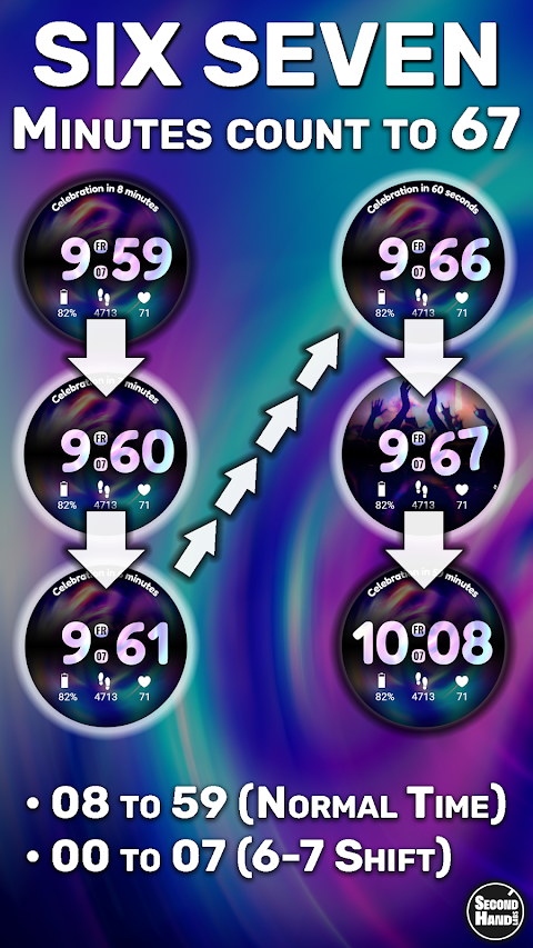 SHL Six Seven Watch Face screenshot