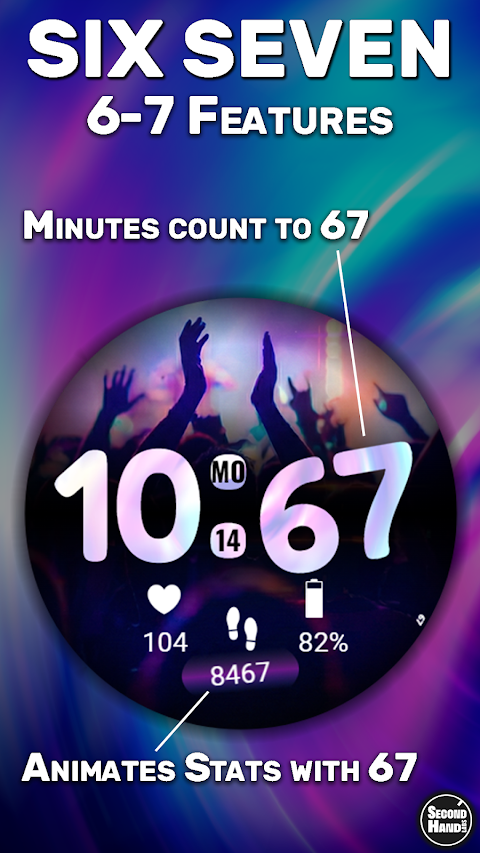 SHL Six Seven Watch Face screenshot