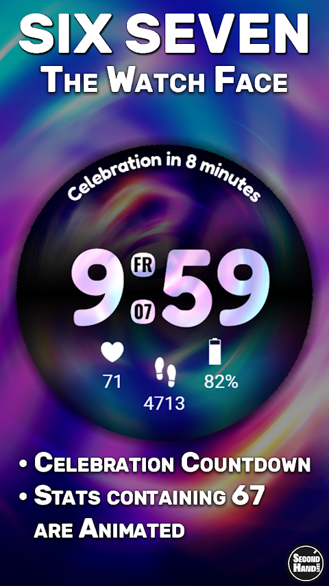 SHL Six Seven Watch Face screenshot