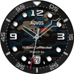 AQVOS: Modern Diver Watch Face