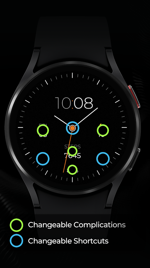 TVV Minimal Analog Watch Face screenshot