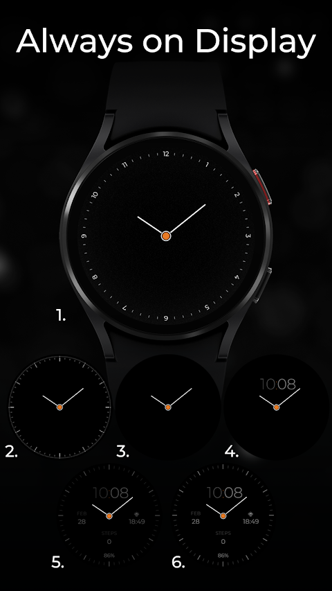 TVV Minimal Analog Watch Face screenshot