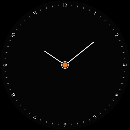 TVV Minimal Analog Watch Face screenshot