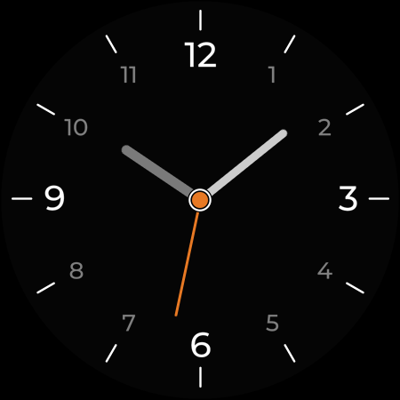 TVV Minimal Analog Watch Face screenshot