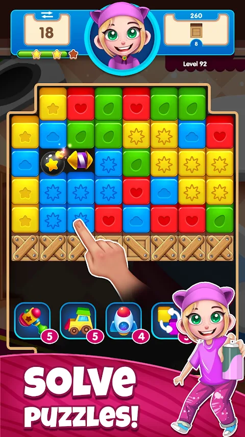 Toon Block Blast Toys: Match 3 screenshot