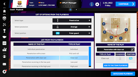 iBasketball Manager 23 screenshot