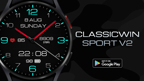 ClassicWIN Sport V2 Watch face screenshot