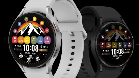 Gorgeous Rainbow ZKin Watch screenshot