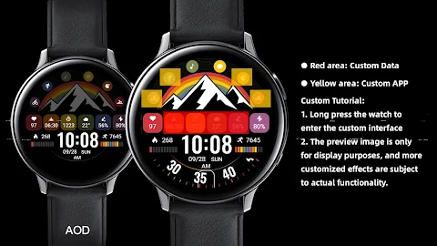 Gorgeous Rainbow ZKin Watch screenshot