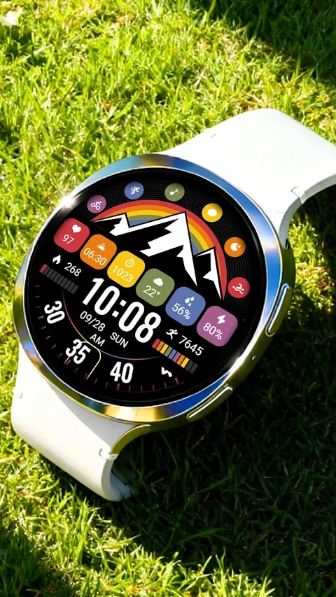 Gorgeous Rainbow ZKin Watch screenshot
