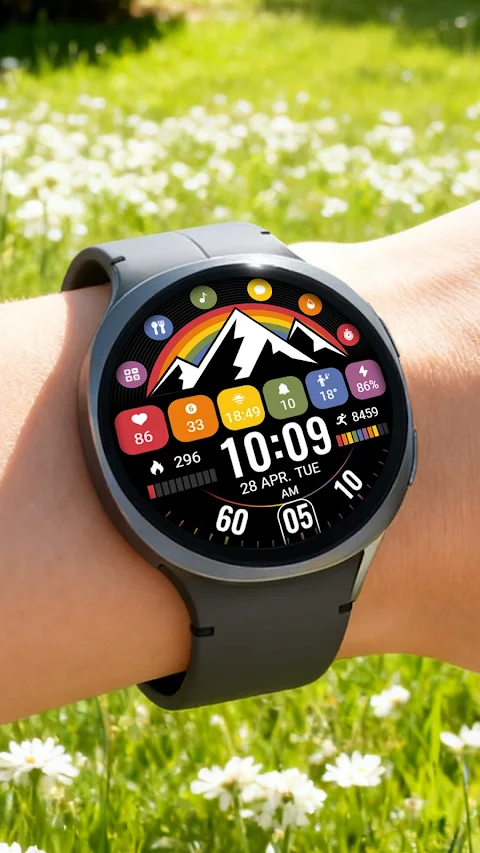 Gorgeous Rainbow ZKin Watch screenshot