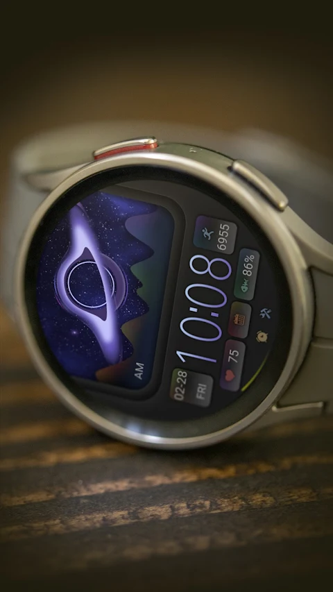 ZKin Watch Starry Sky Widget screenshot