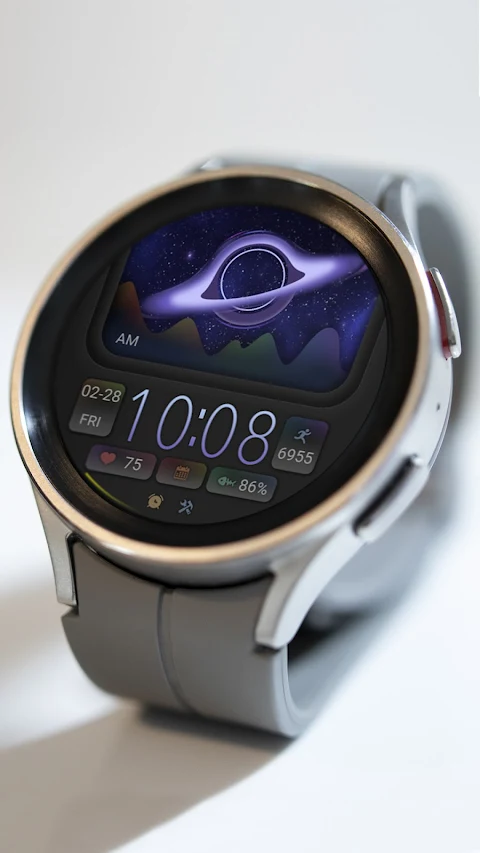 ZKin Watch Starry Sky Widget screenshot