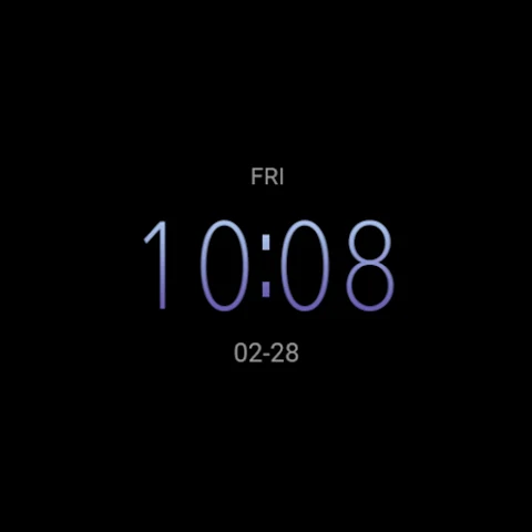 ZKin Watch Starry Sky Widget screenshot