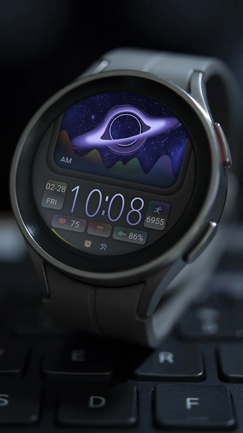 ZKin Watch Starry Sky Widget screenshot