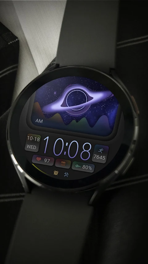 ZKin Watch Starry Sky Widget screenshot