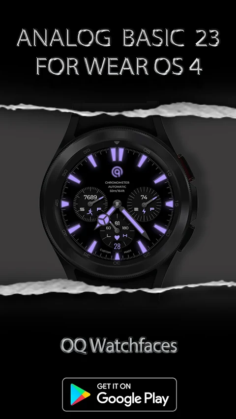 Analog Basic 23 WEAR OS 4+ screenshot