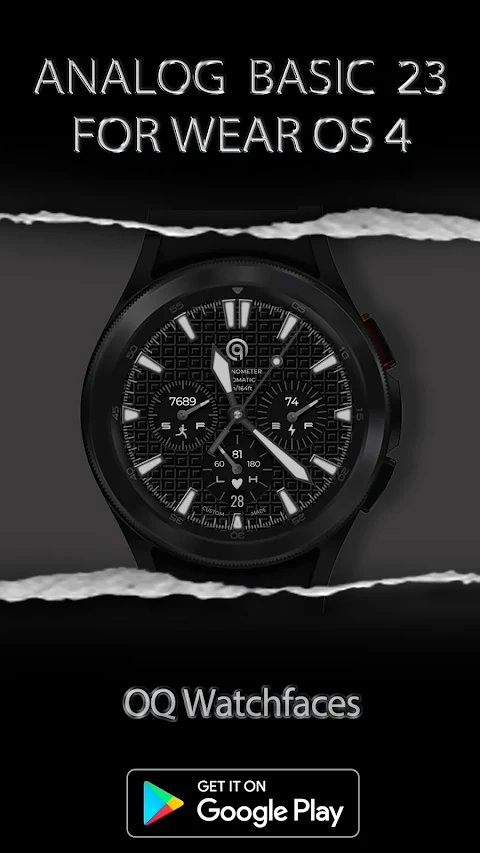 Analog Basic 23 WEAR OS 4+ screenshot