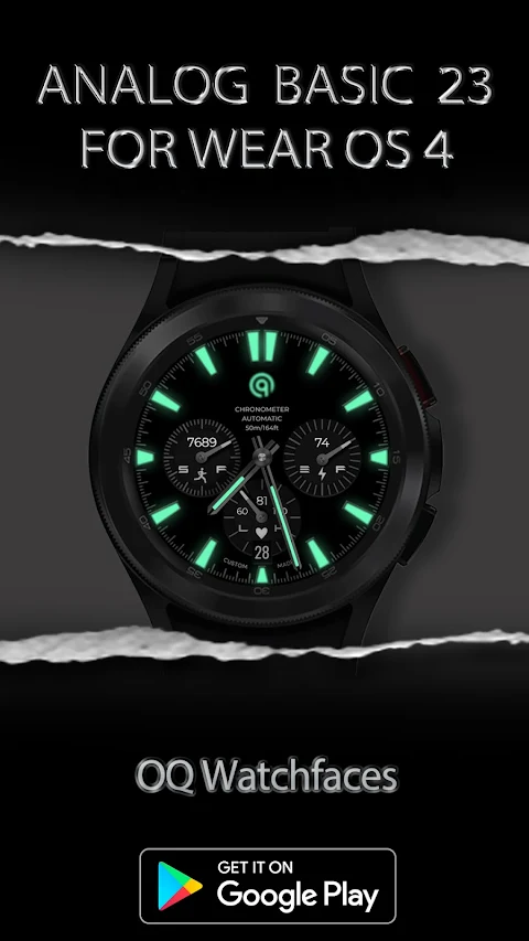 Analog Basic 23 WEAR OS 4+ screenshot
