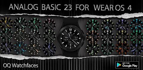 Analog Basic 23 WEAR OS 4+ screenshot