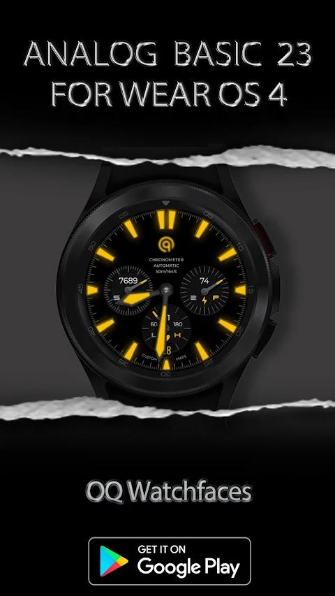Analog Basic 23 WEAR OS 4+ screenshot