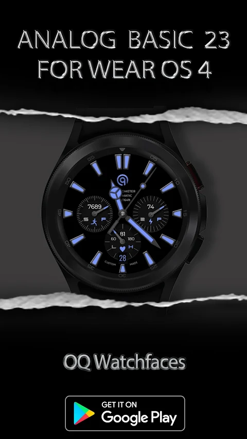 Analog Basic 23 WEAR OS 4+ screenshot